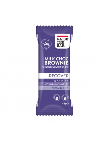 Raise The Bar Milk Choc Brownie 45g x 14