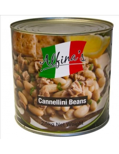 Alfinas Beans Cannellini 2 5 kg Can
