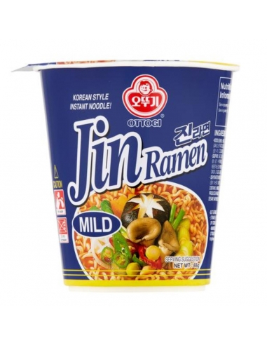 Ottogi Mild Jin Ramen Noodle Cup 65gm x 6