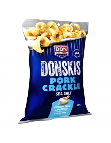Don Donski Sea Salt Pork Crackle 50gm x 10