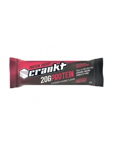 Crankt Protein Bar Raspberry Coconut 60g x 9