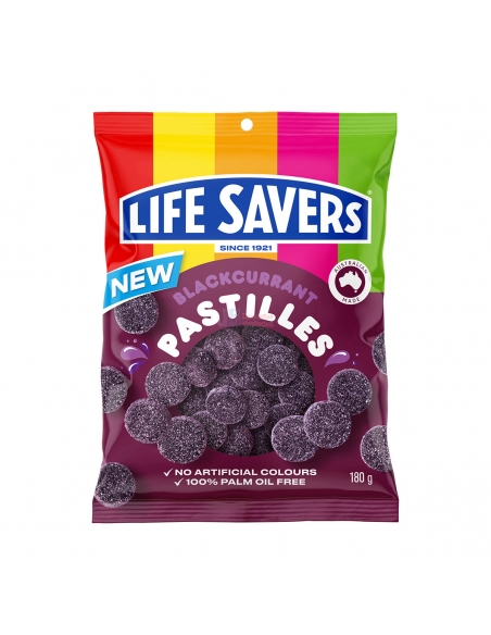 LifeSaver Black Jocrant Pastilles 180g x 12
