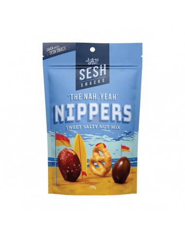 Sesh Snack Nippers Zoete zoute notenmix 130 g x 12