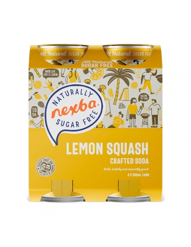 NEXBA GEBRUIKTE SODA LEMON SUCKASH 250 ml x 24