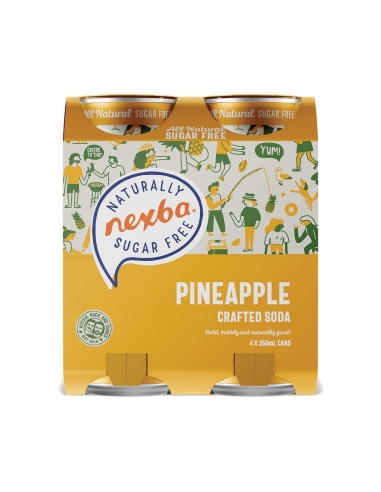 Nexba Crafted Soda Pineapple 250ml x 24