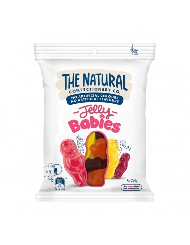 Die natürliche Süßwarenunternehmen Jelly Babies 220g x 18
