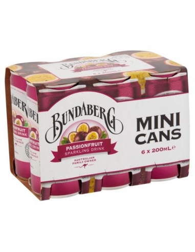 Bundaberg Passionfruit 200 ml 6 Pack