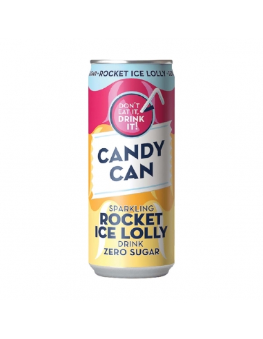 Candy Can Blask Rocket Ice Lolly 330 ml x 12
