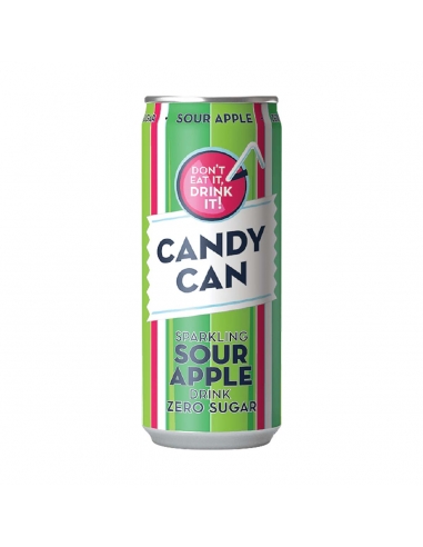 Candy Can Sparkling Sour Apple 330ml x 12