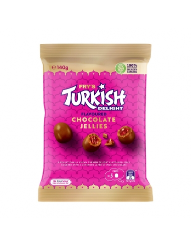 Fry's Turkish Delight Chocolate Jellies Bites 140G x 18