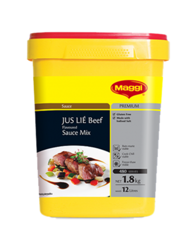 Maggi jus lie de salsa de carne mezcla 1 8 kg de bañera