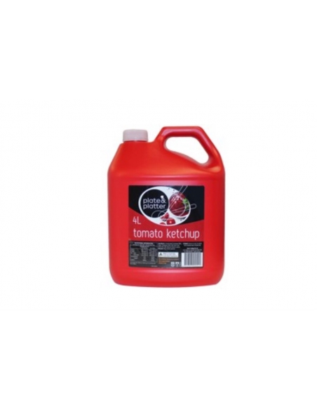 Plato y plato Ketchup tomate 4 LT Botella