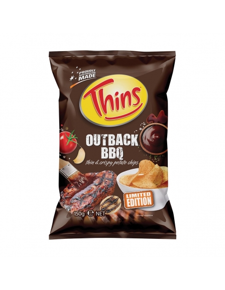 Thins Outback BBQ 150G X 1