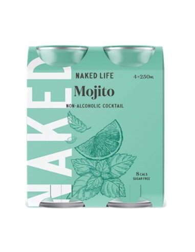 Naked Life Niet-alcoholische Mojito Spritz 250 ml x 24