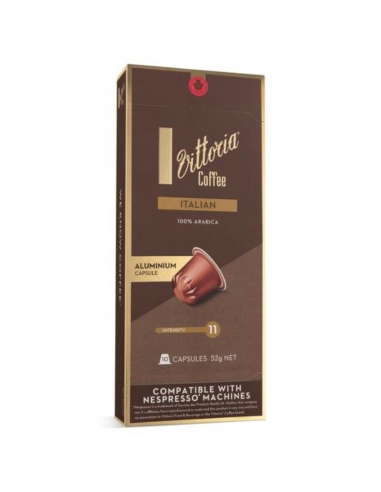 Vittoria alluminio capsule di caffè italiano 10pk