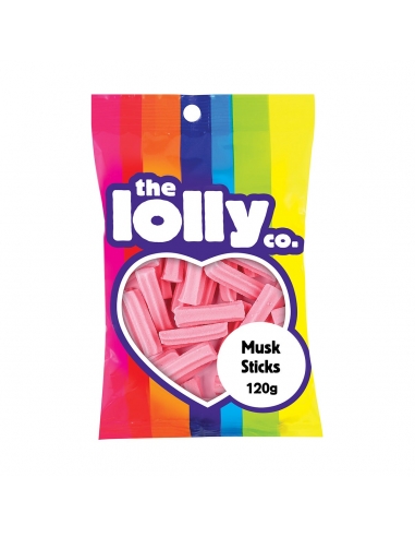 The Lolly Co Musk Sticks 120g x 12
