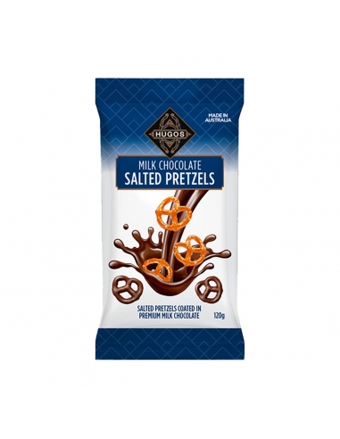 Hugos Choc Pretzels 125g x 12