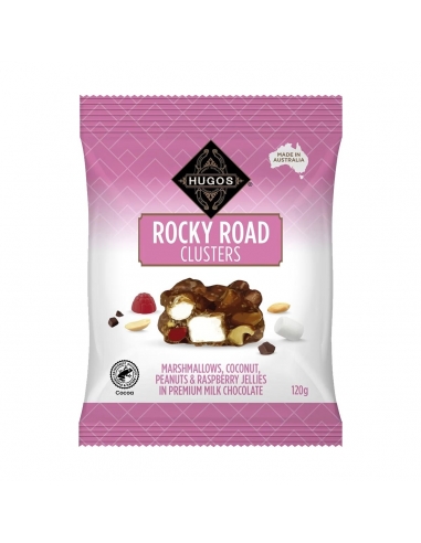 Hugos Rocky Road Cluster 120g x 12