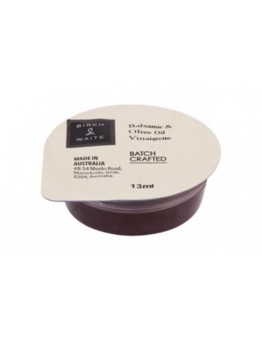 Sos Sosowa brzozy i Waite Kontrola balsamiczna i oliwy z oliwek Vinaigrette Vega 13 ml x 270