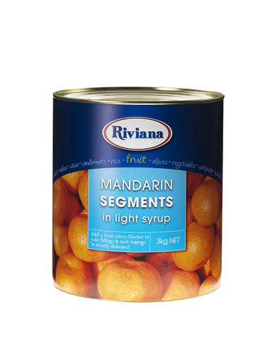 Riviana Mandarin Segmenti 3 kg Can