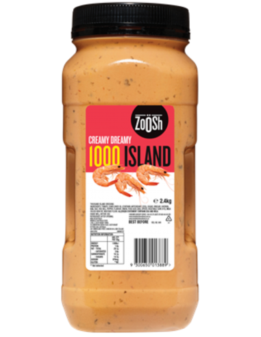 Zoosh Dressing Tausend Island Glutenfrei 2 4 kg Flasche