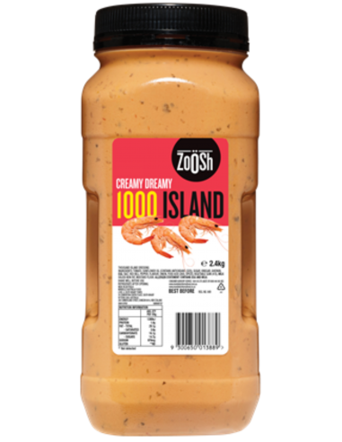 Zoosh Dressing Thousand Island Gluten Free 2.4 Kg x 1