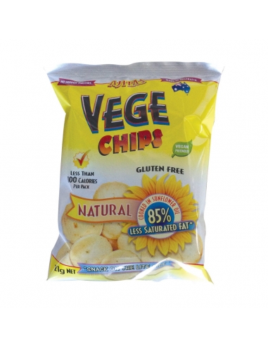 Ajitas Chips Vege Natural 21g x 40