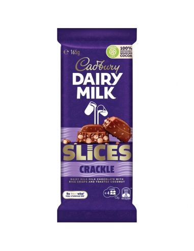 Cadbury Slices Crackle Block 165G x 14