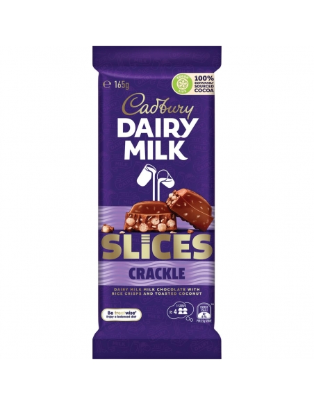Cadbury Slices Crackle Block 165g x 14