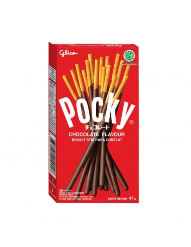 Glico Pocky Stick Chocolate Biscuits 47g x 10