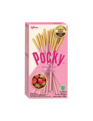 Glico ポッキースティック ストロベリービスケット 45g×10本