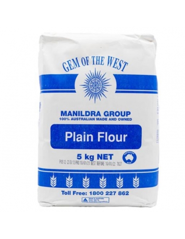 Gem Of The West Plain Flour 5kg x 1