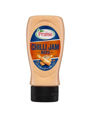Praise Chilli Jam Mayo Squeeze Bottle 250ml x 8