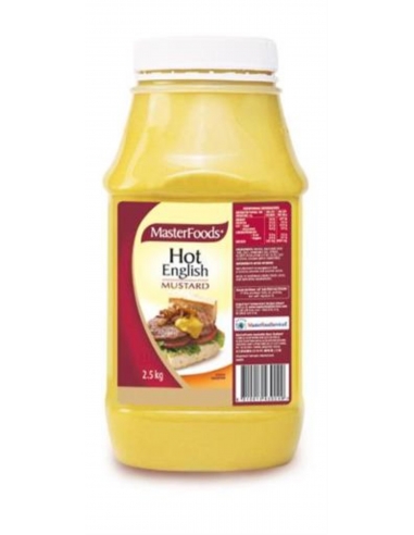 Masterfoods Hot English Mustard 2.5kg x 1