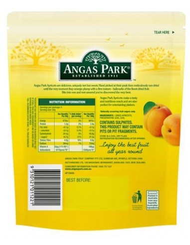 Angas Park Apricots 200gm x 1
