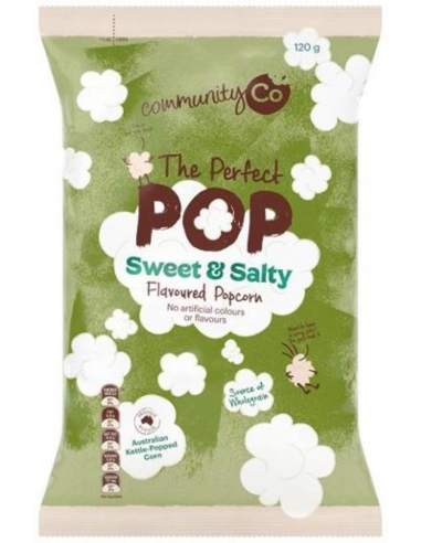 Communauté Co Sweet and Salty Popcorn 120gm x 9
