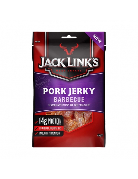 Jack Link's Pork Jerky BBQ 45G x 10