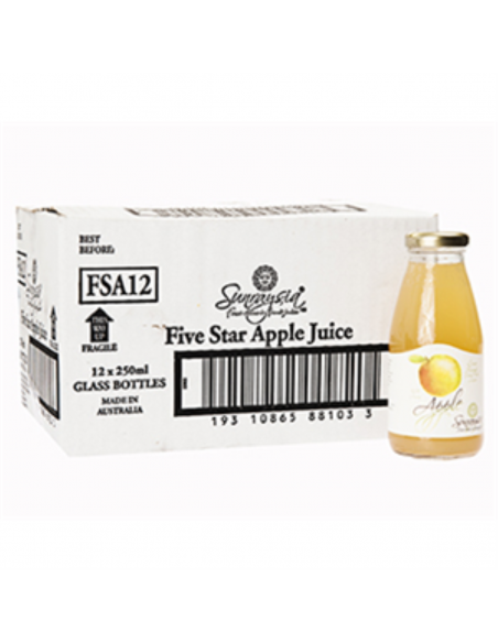 Sunraysia Juice Apple Ambient Luxury Five Star 250ml x 12