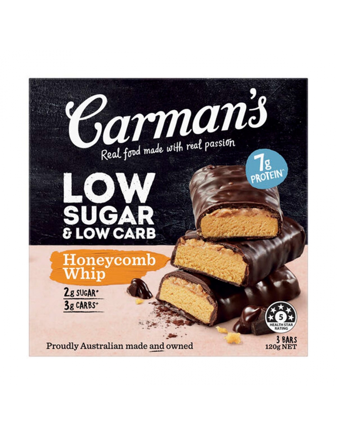 Carman's Low Sugar & Low Carb Whip 40g x 12
