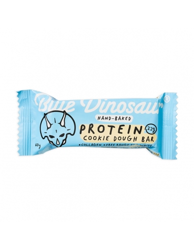 Masa de galletas de proteína de dinosaurio azul 60 g x 12