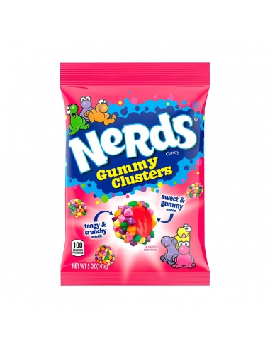 Grappes gommeuses Nerds 141g x 12