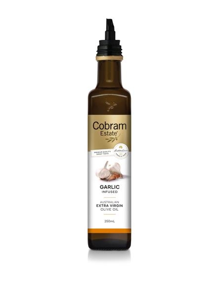 Cobram Estate Garlic Infused Australian Extra Virgin Olive Oil 250ml 