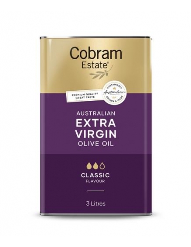 Cobram Estate Classic Australian Extra Virgin Olive Huile 3L