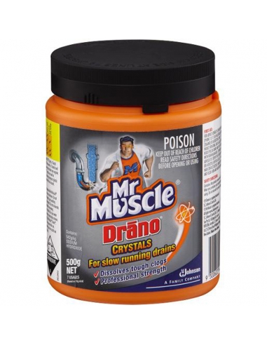 Mr Muscle Drano -kristallen 500 gm