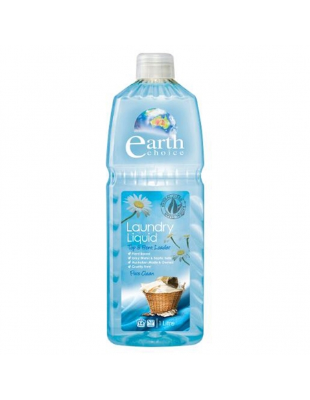 地球选择超浓缩洗衣液体顶部和前装载器1L