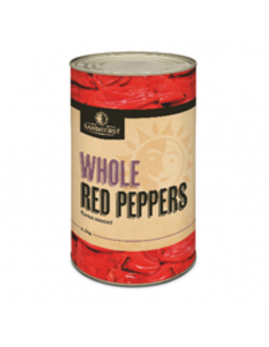 Sandhurst Peppers Red Pieczone całe 4 2 kg puszki