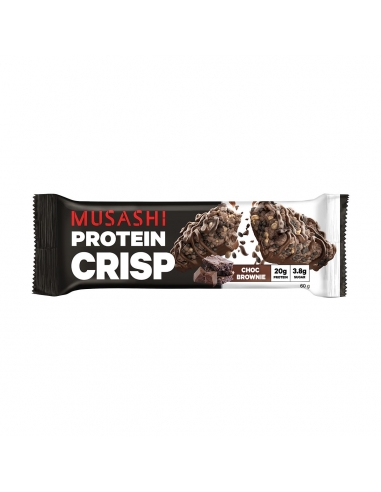 Musashi -eiwit Crisp Chocolate Brownie 60G x 12