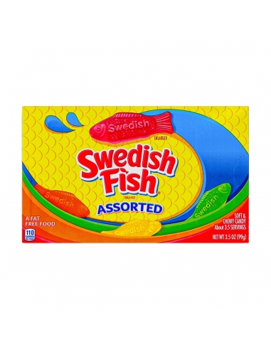 Swedish Fish Assorted Theatre Box 99g x 12