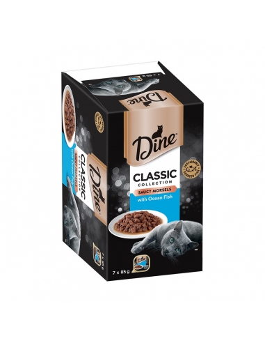 Dine Classic Saucy Morsels con Ocean Fish 7 Pack 85g x 1