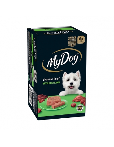 Mon chien classique pain avec l'agneau 100g 6 pack x 1